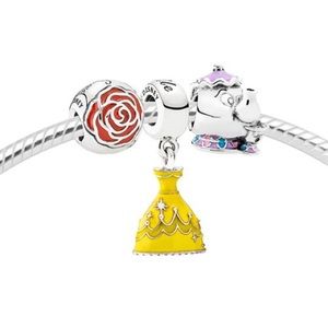 Pandora Beauty & the Beast set with 3 charms